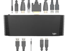 Last inn bildet i Galleri-visningsprogrammet, iiglo USB-C Multiport - Triple Screen Docking